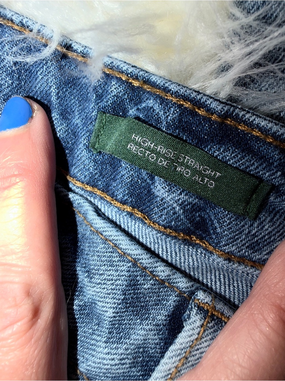 🤎 WILD FABLE // Bow Print High Rise Jeans - Picture 4 of 5